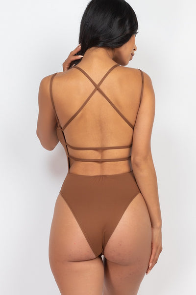 Crisscross Back Bodysuit
